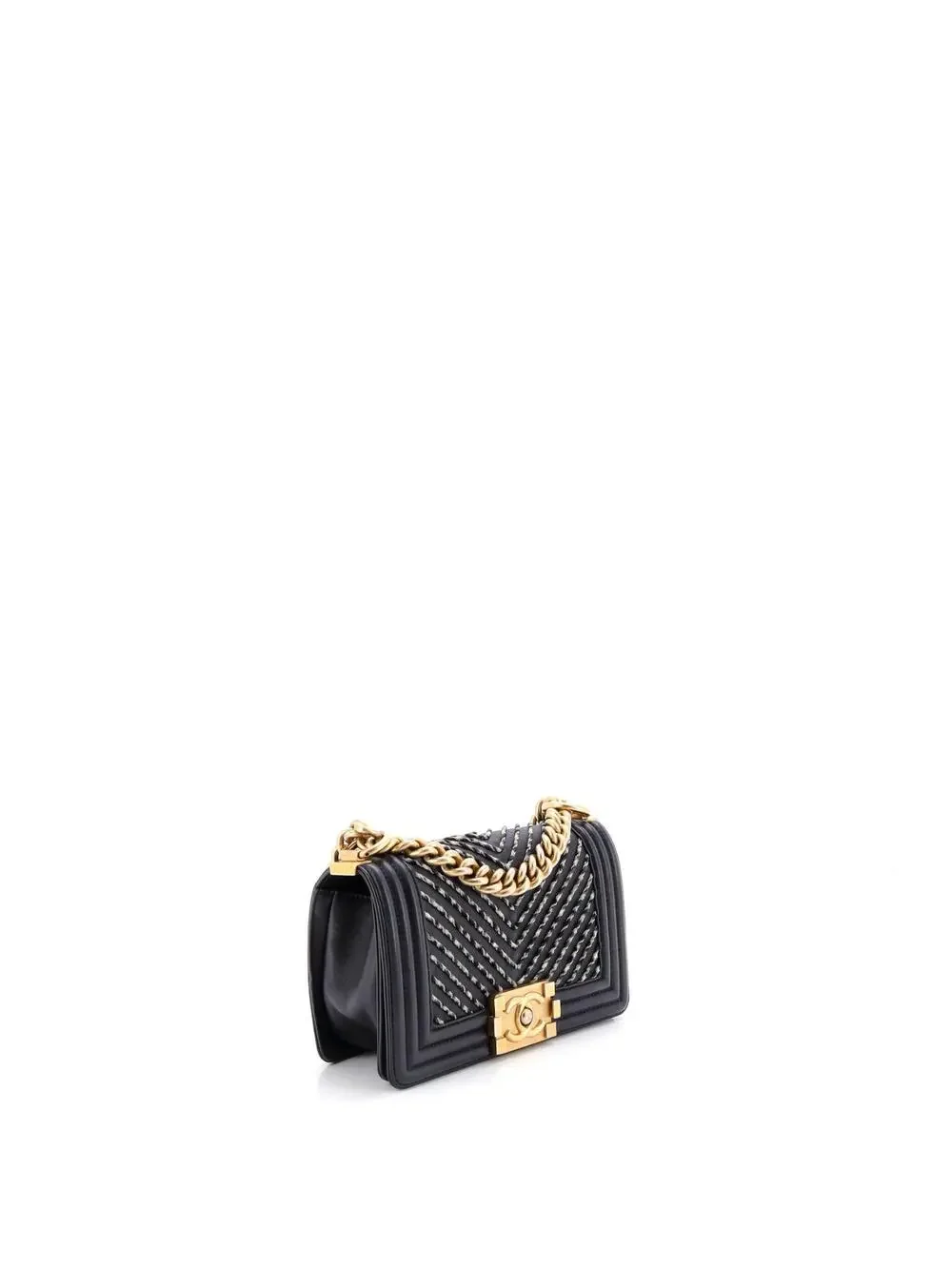 Chanel By The Sea Boy Flap Bag Chevron #222778C43B